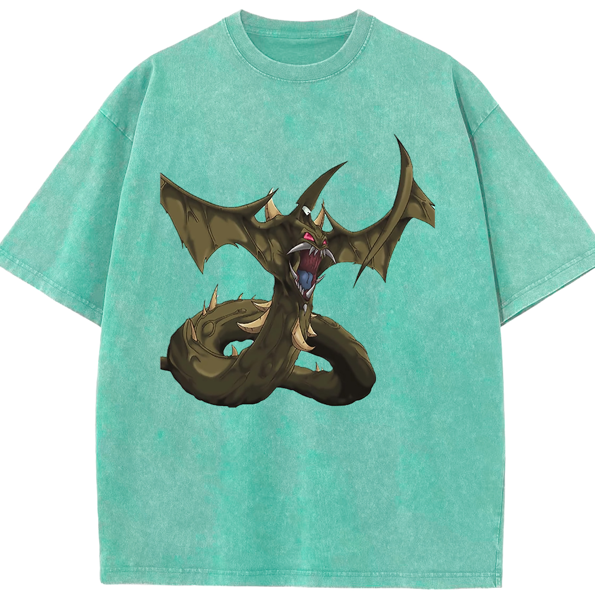 （画像用） 遊☆戯☆王 Yu-Gi-Oh! 綿100% ヴィンテージ風 半袖Tシャツ（フロントプリント）